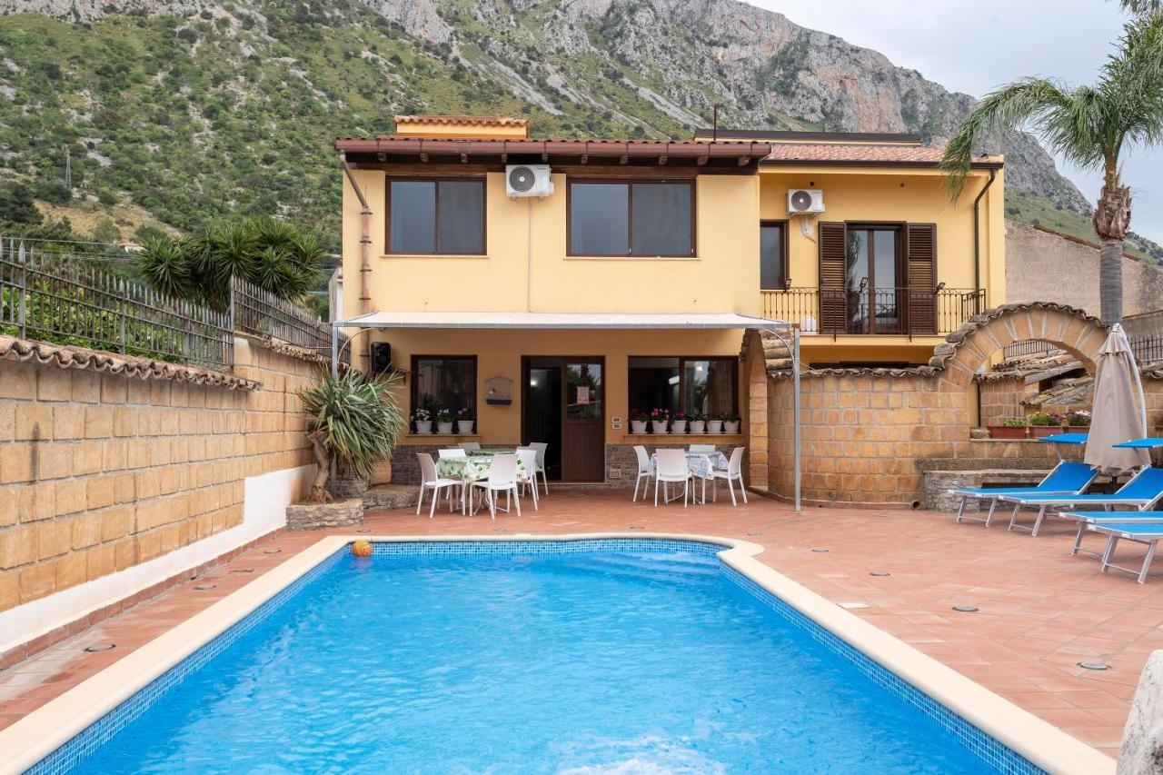 Alelida Villa con piscina Cinisi Exterior foto